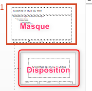 Appliquer une disposition